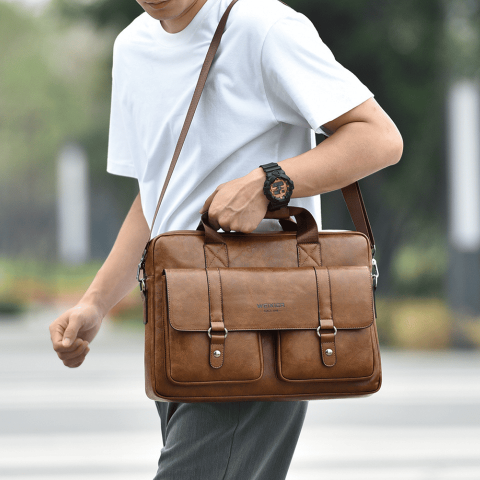💼 WEIXIER Men’s PU Bag