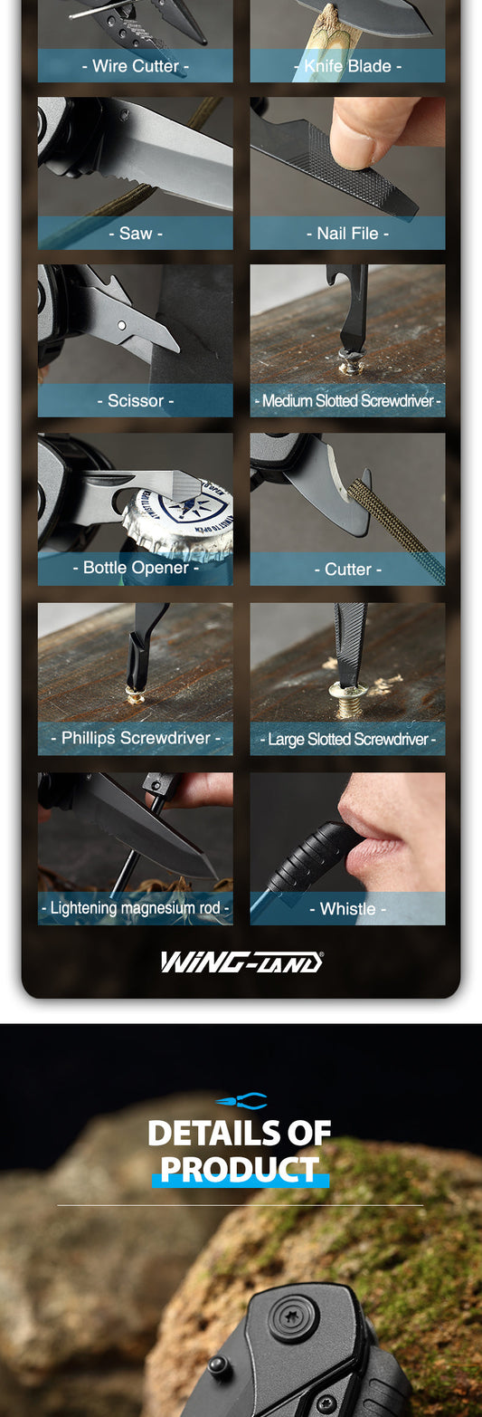Multi-Functional Knife ; Pliers Tool 🔥