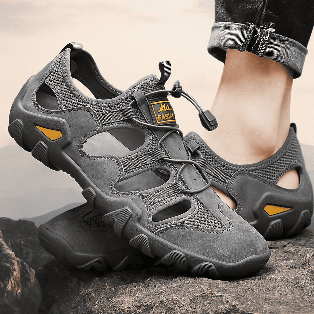 Men’s Anti-Slip Hiking Sandals – Breathable Comfort
