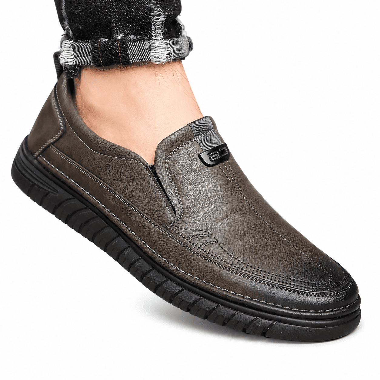 👞 Men's Premium Genuine Leather Slip-On Shoes Comfort
