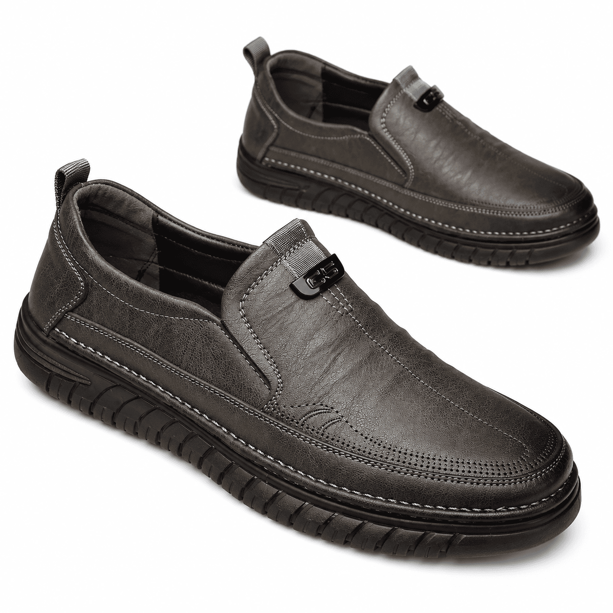👞 Men's Premium Genuine Leather Slip-On Shoes Comfort