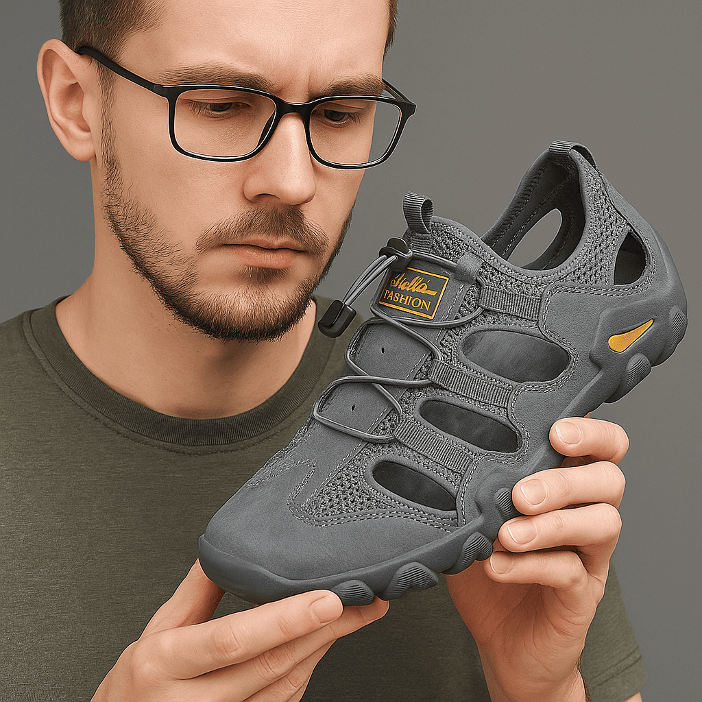 Men’s Anti-Slip Hiking Sandals – Breathable Comfort