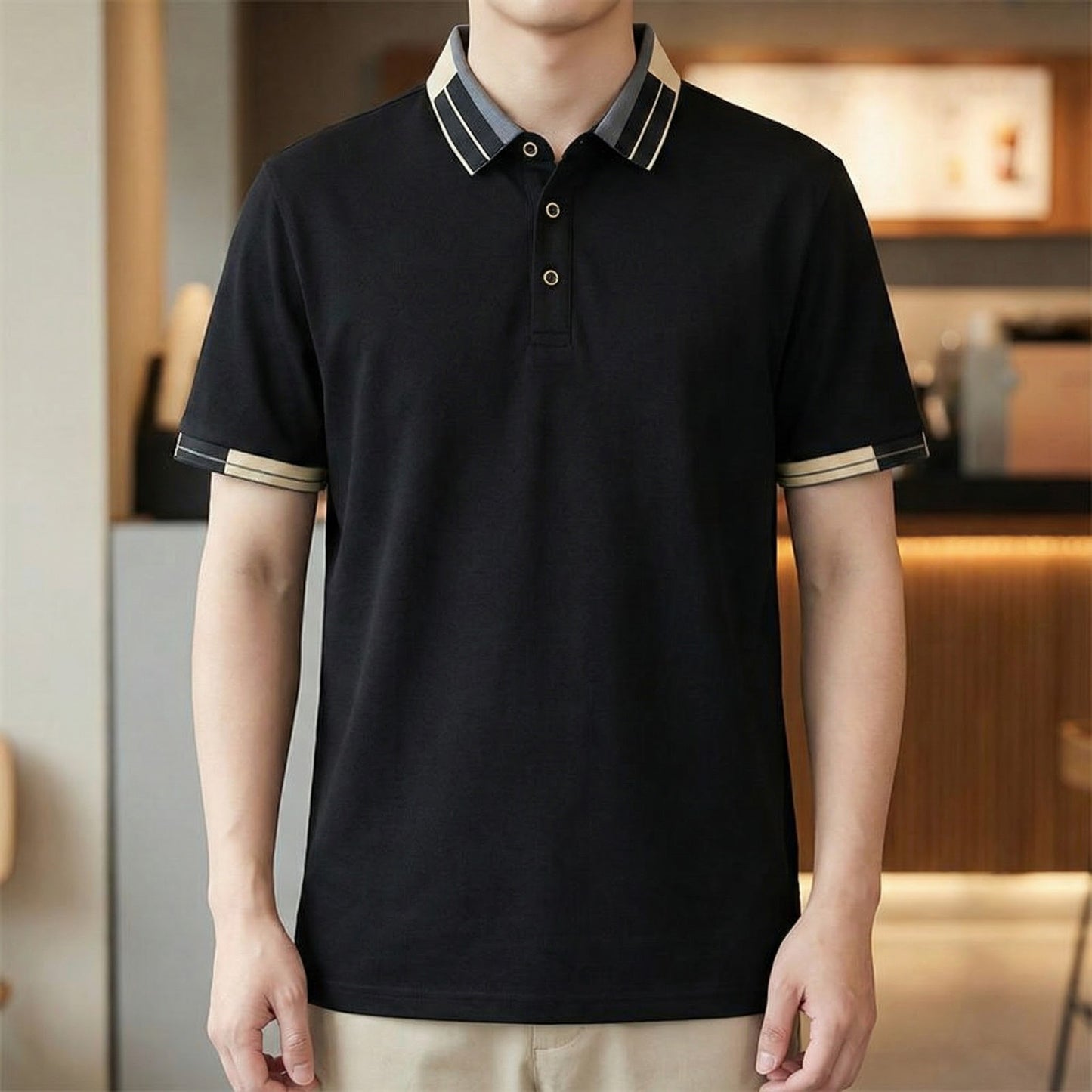 👔✨ Premium Men’s Polo Shirt