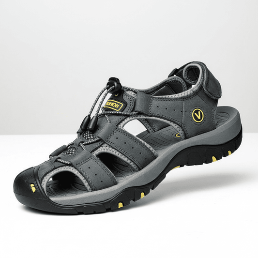 👞 Leather Men’s Slippers – Extra Large