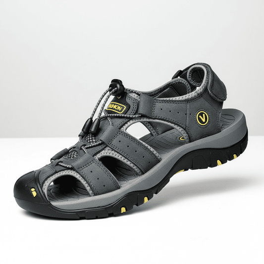 👞 Leather Men’s Slippers – Extra Large