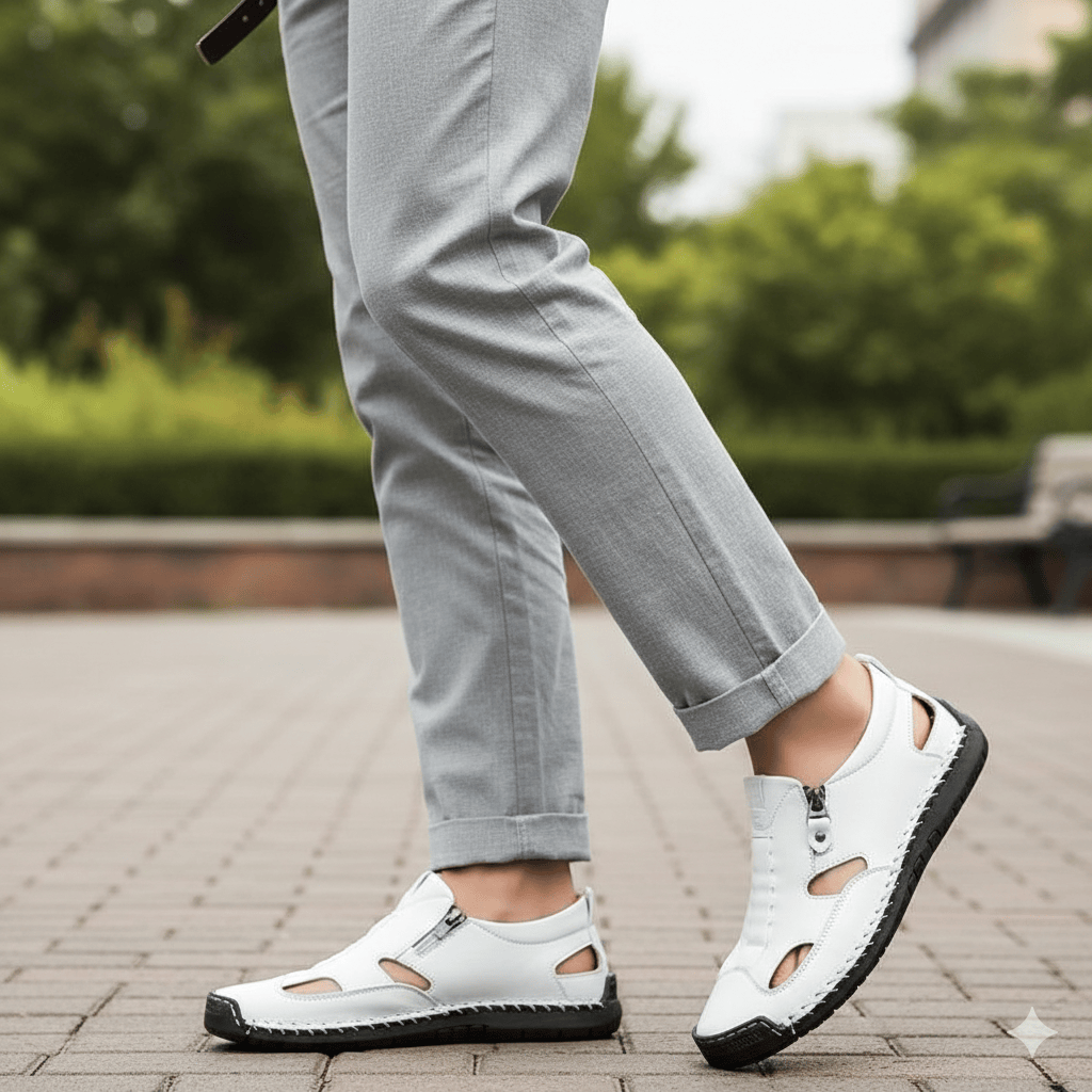 Professional White Sandlaes — Where Class Meets Confidence 💎