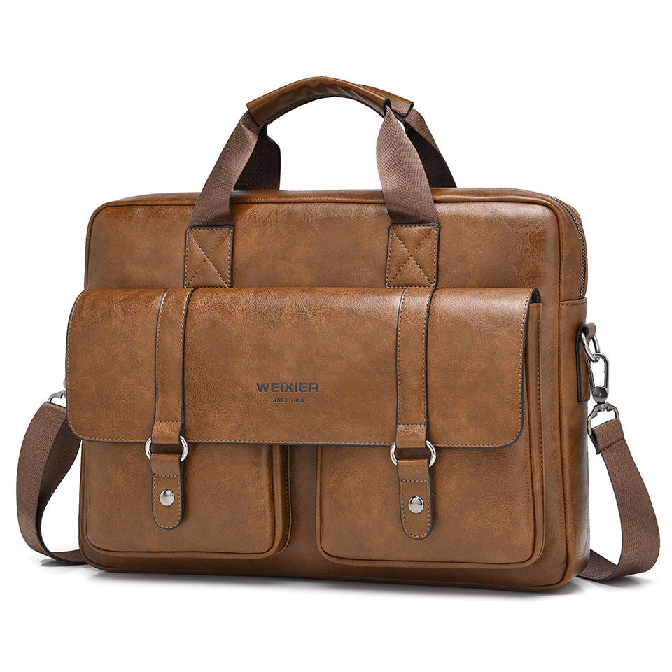 💼 WEIXIER Men’s PU Bag