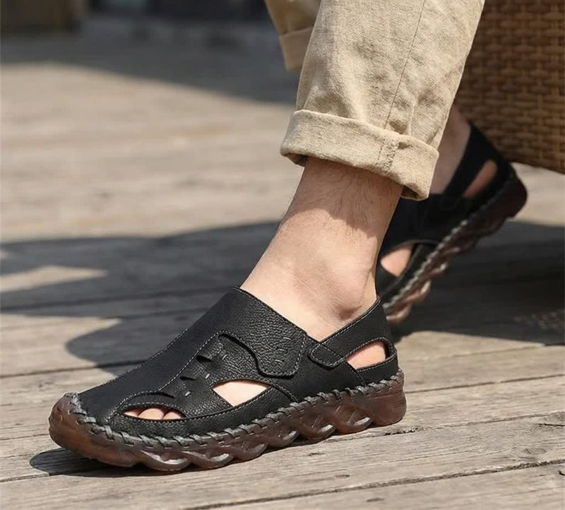 👞 New Design Men’s Sandals with Genuine Rubber Sole