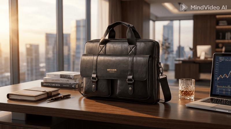 💼🖤 WEIXIER Men’s PU Bag