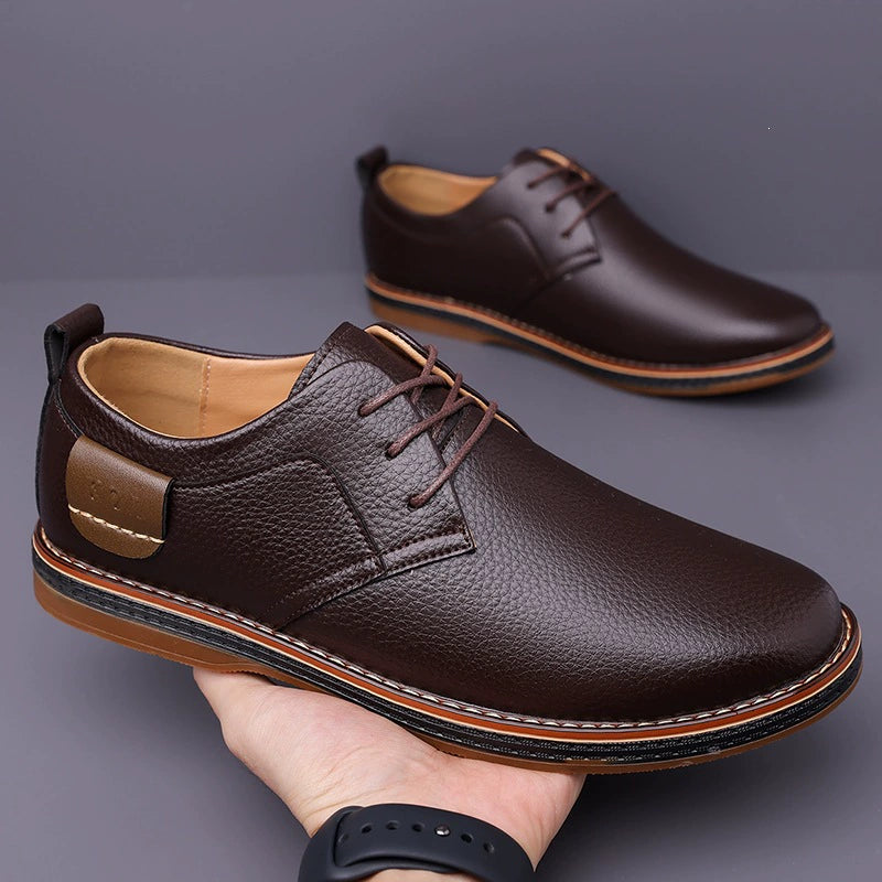 👞 Premium Genuine Leather Men's Shoes