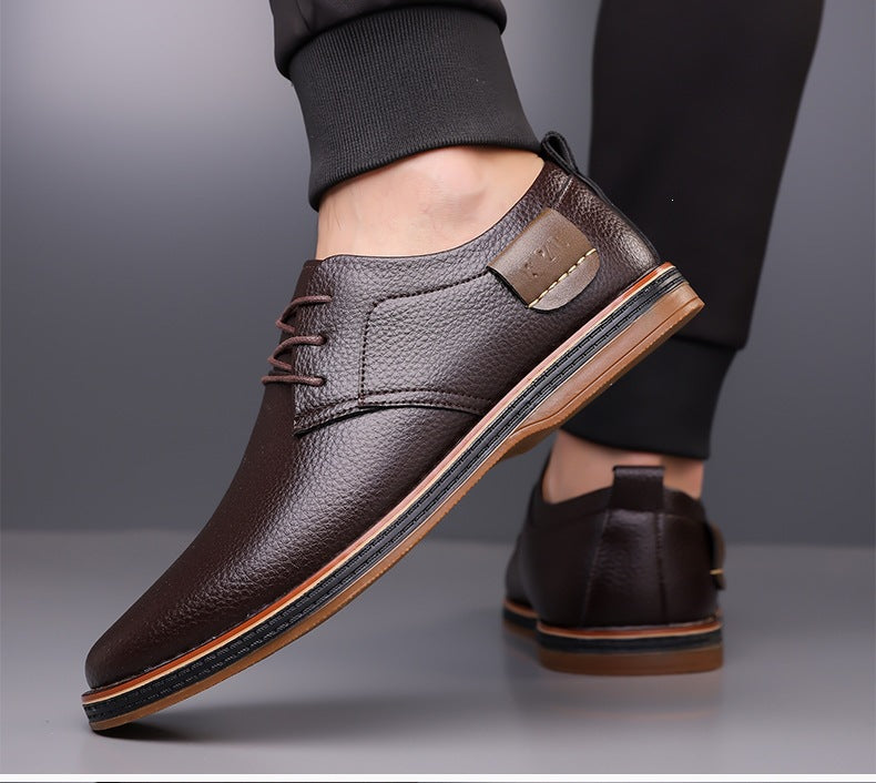 👞 Premium Genuine Leather Men's Shoes