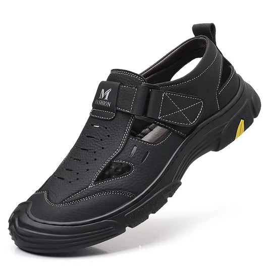 🖤 Men’s Breathable Hollow-Out Sandals – Comfort Meets Styl