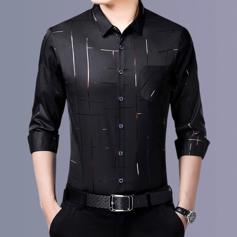 Men’s Classic Blue & Plaid Cotton Shirt 2026🔥UP TO 50% OFF 🔥