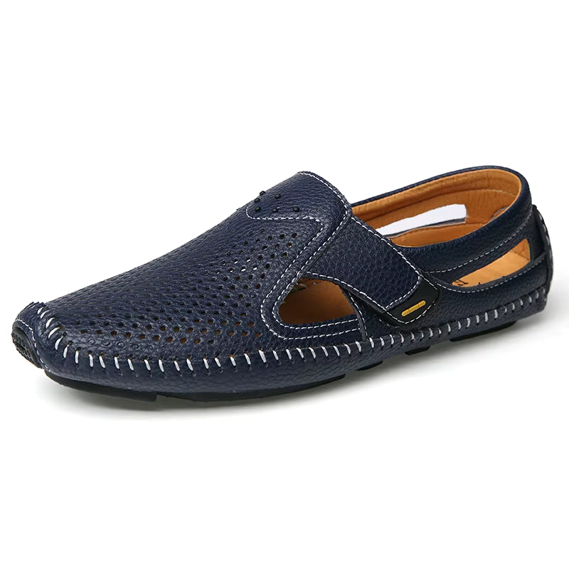 👞 Men's Classic Blue Leather Shoes – Premium Comfort Meets Timeless Style 2026 ✨