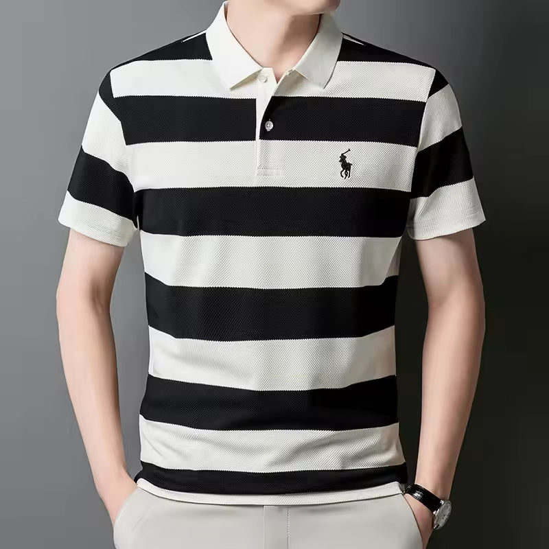 Business Men’s Polo Short Sleeves – Elegance & Comfort-2026 ✨